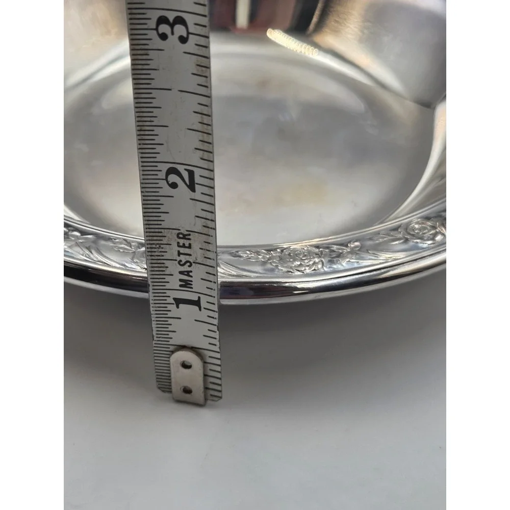 Reed & Barton Silver Classic Rose Design 6 1/2